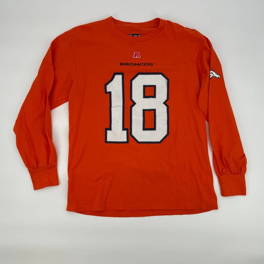 Manning Broncos Long Sleeve Size Medium